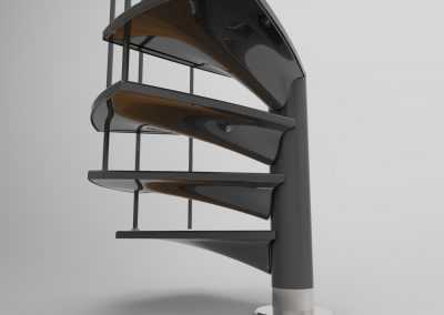 Carbon Fiber Spiral Stairs