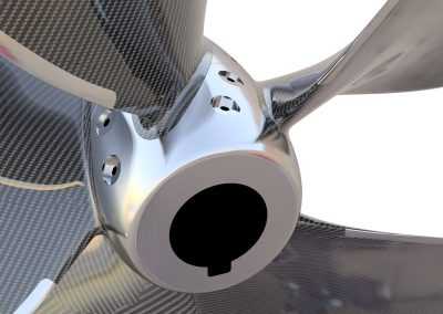 CARBON FIBER MARINE PROPELLER