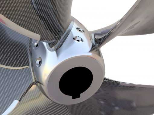 CARBON FIBER MARINE PROPELLER